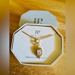 Bomb Party OG NK88110 “Gleeful in the Sun” CZ Gold Plating Necklace.